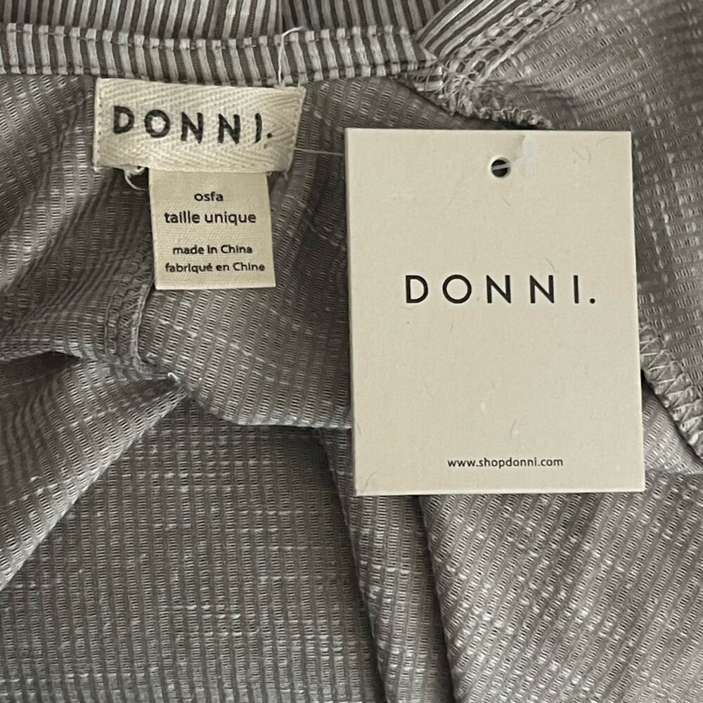 New Donni Ribbed Sandwash Open Front Cardigan one size - Picture 6 of 9